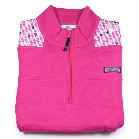 Vineyard Vines Tops - Vineyard Vines Pink boat shep shirt